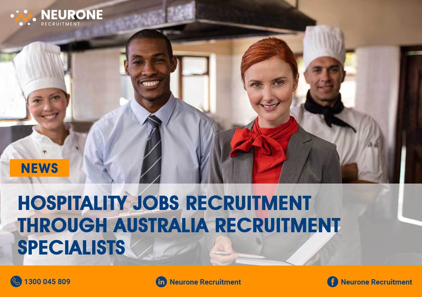 Hospitality Jobs Recruitment through Australia Recruitment Specialists